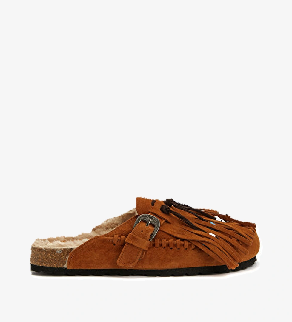 Taji Kamel Kadın Süet Terlik model görseli