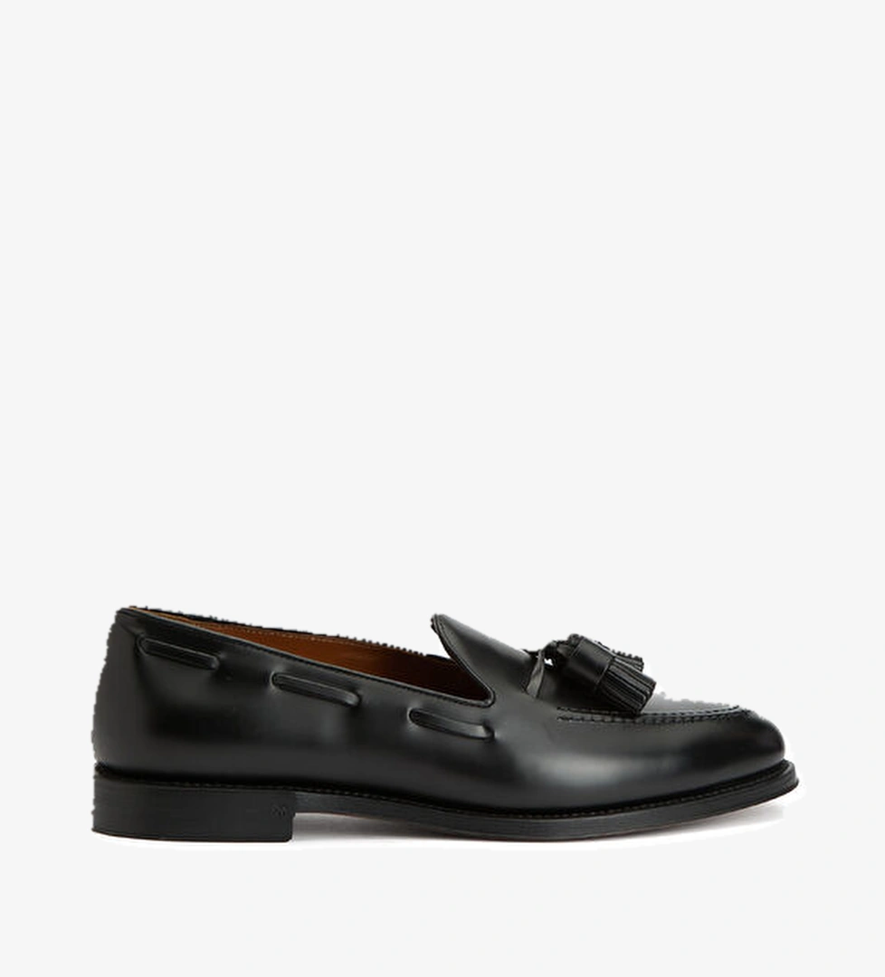 Polo Ralph Lauren Siyah Erkek Deri Loafer model görseli