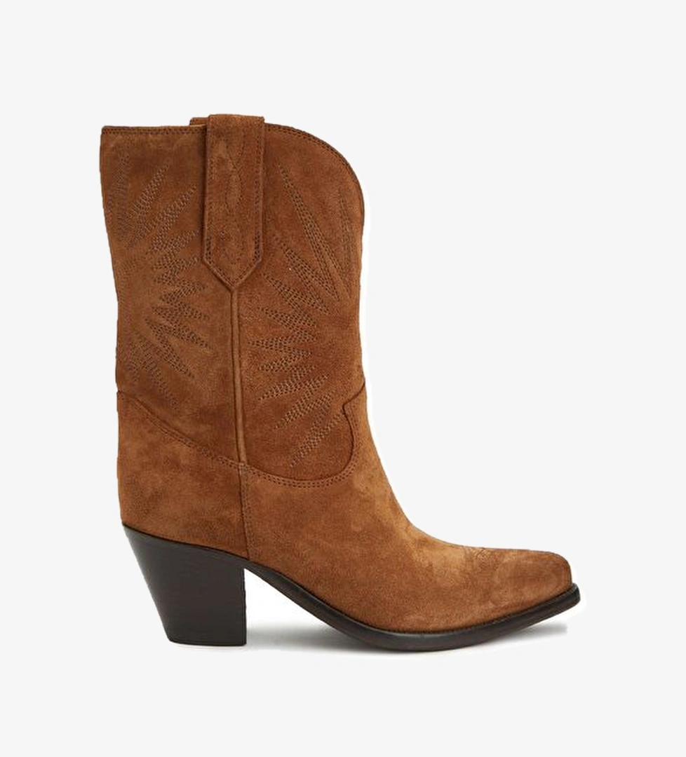 Golden Goose Taba Kadın Süet Bot model görseli