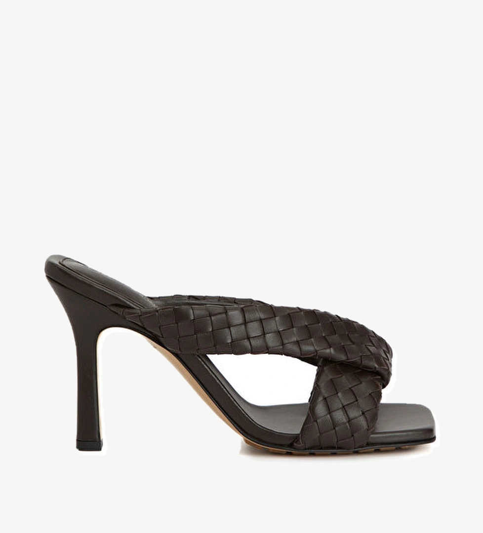 Bottega Veneta Riva Kahverengi Kadın Deri Terlik model görseli