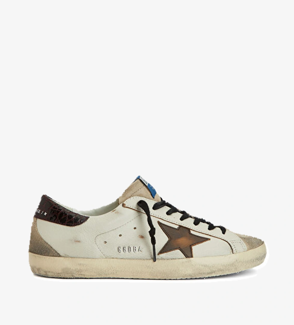 Golden Goose Beyaz Erkek Deri Sneaker model görseli