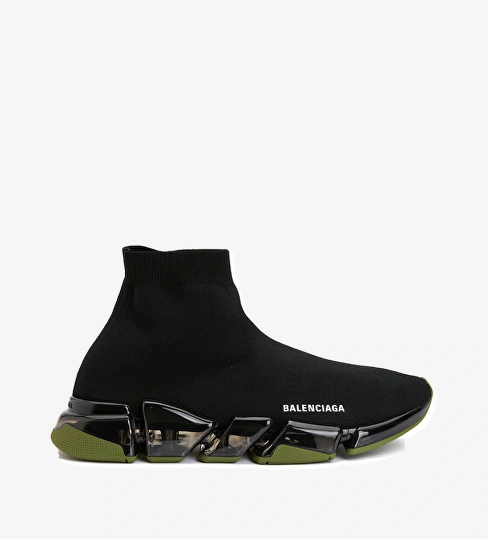Balenciaga Speed 2.0 Siyah Haki Erkek Sneaker model görseli