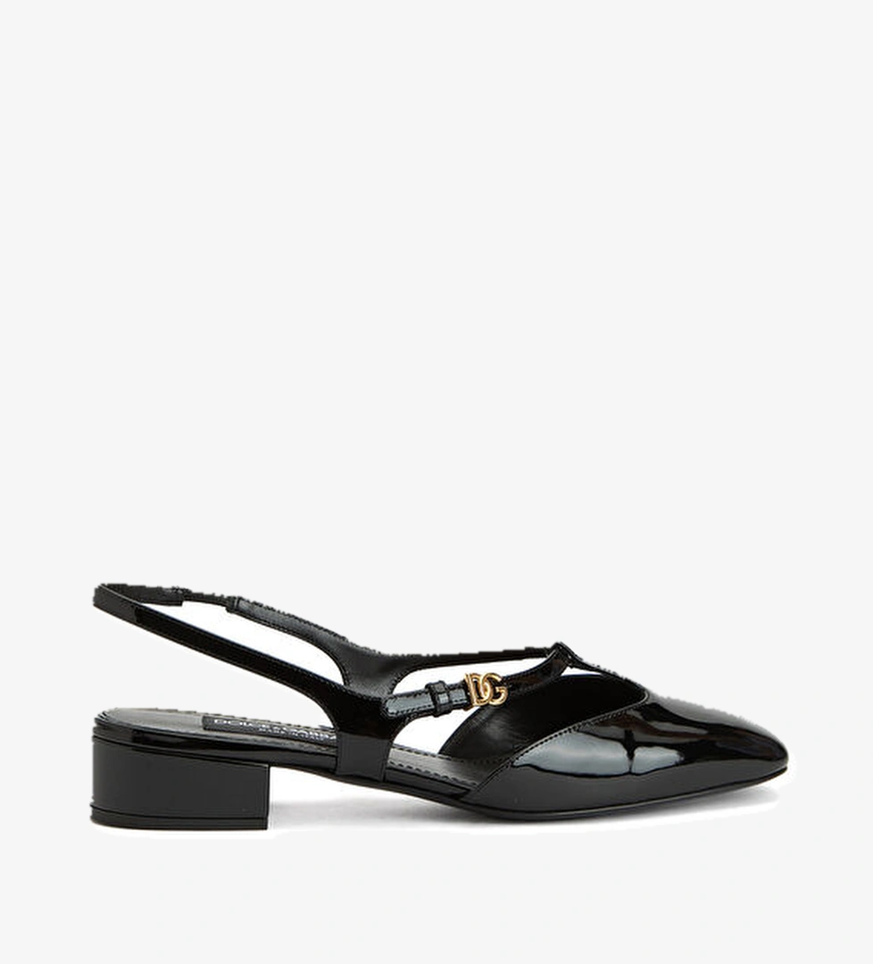 Dolce&gabbana Siyah Deri Babet model görseli