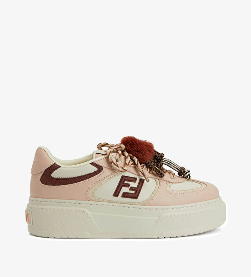 Match Pembe Kadın Deri Sneaker - Görsel 1