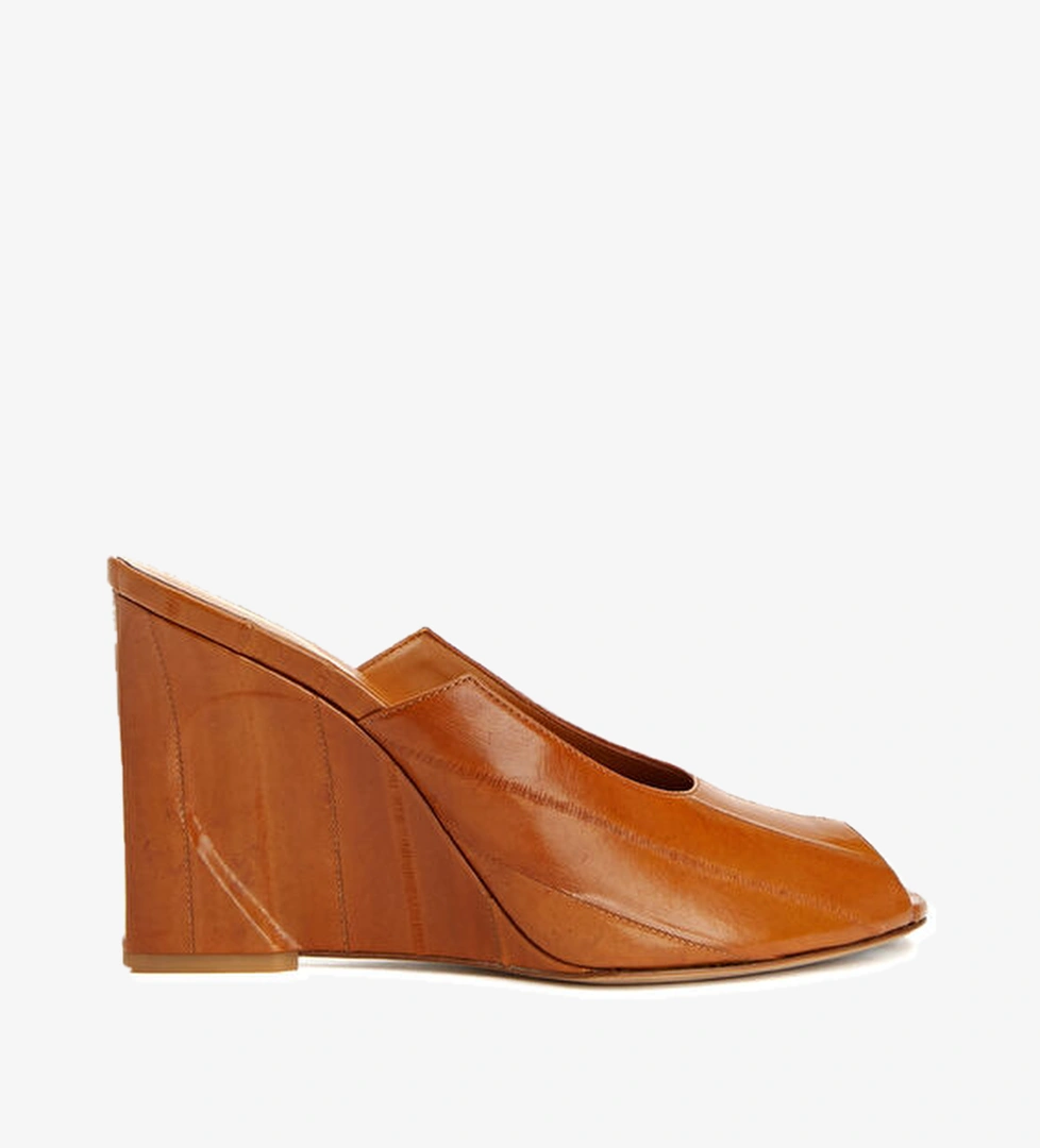 Taba Kadın Deri Terlik - Görsel 1