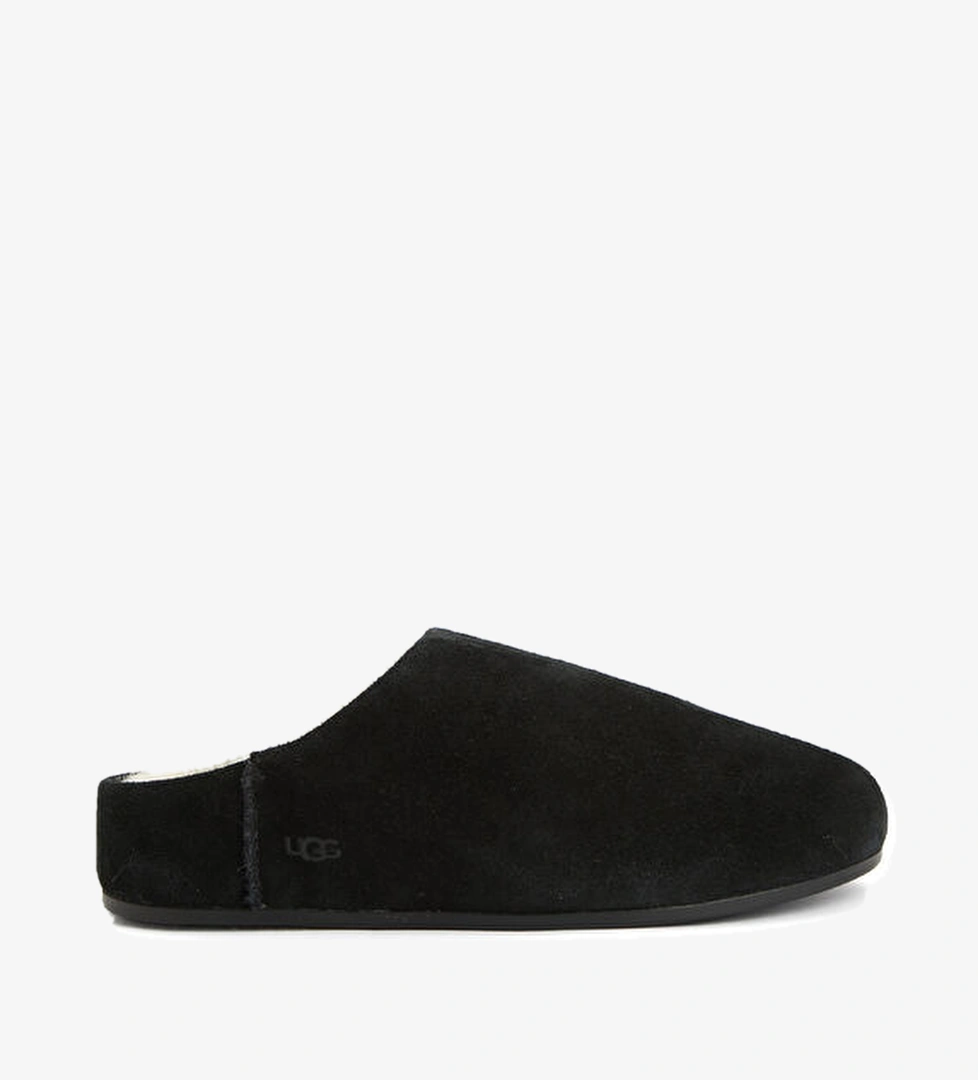 Ugg Elea Slip-On Siyah Kadın Süet Terlik model görseli