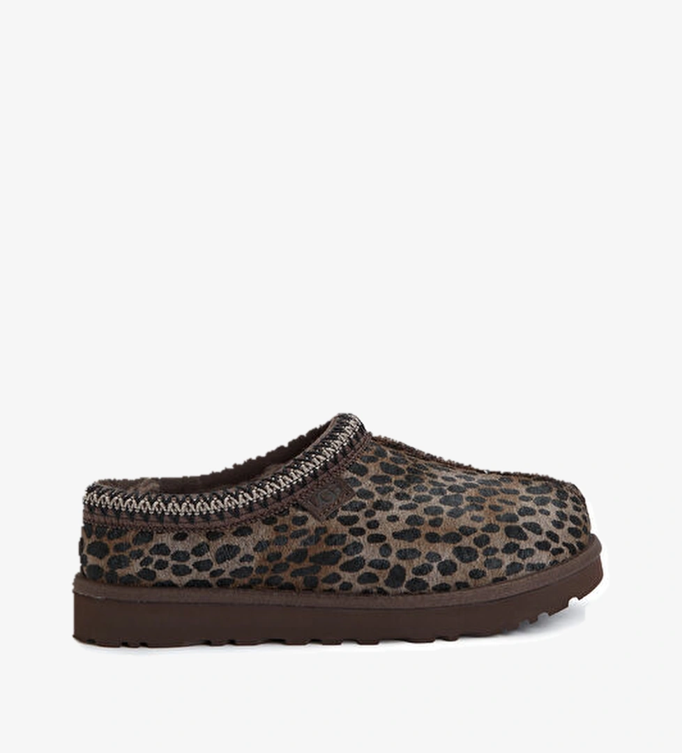 Tasman Caspian Leopar Desenli Kadın Terlik - Görsel 1