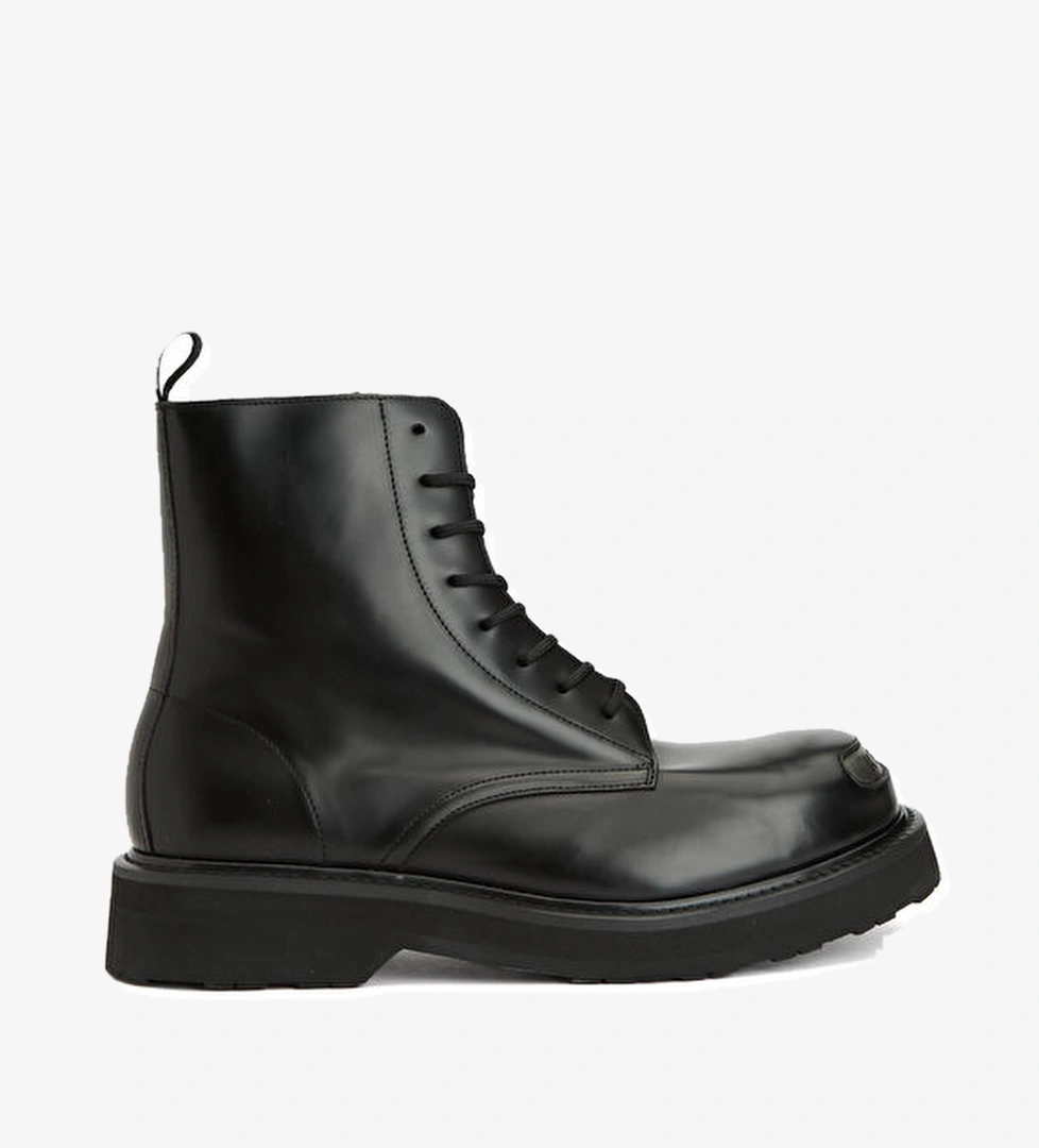 Kenzo Siyah Erkek Deri Bot model görseli