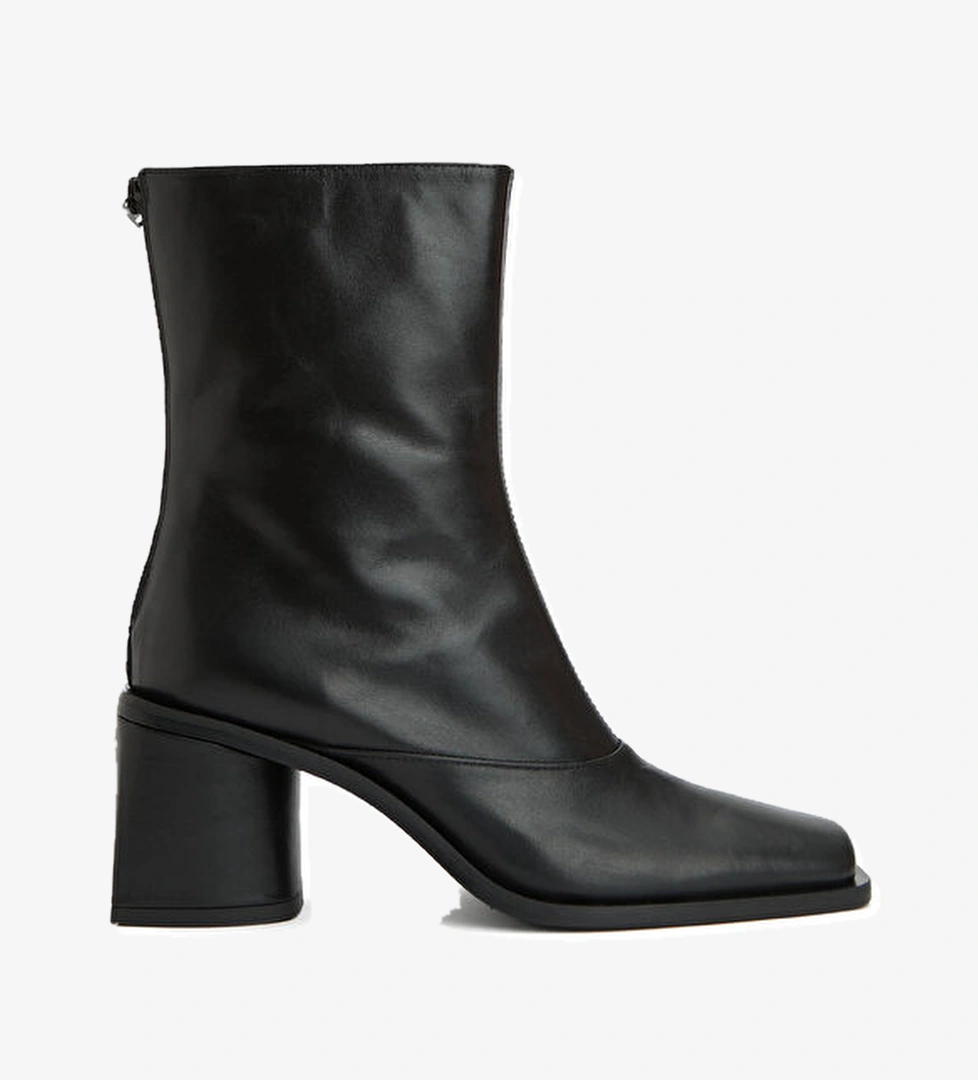 Kenzo Siyah Kadın Deri Bot model görseli