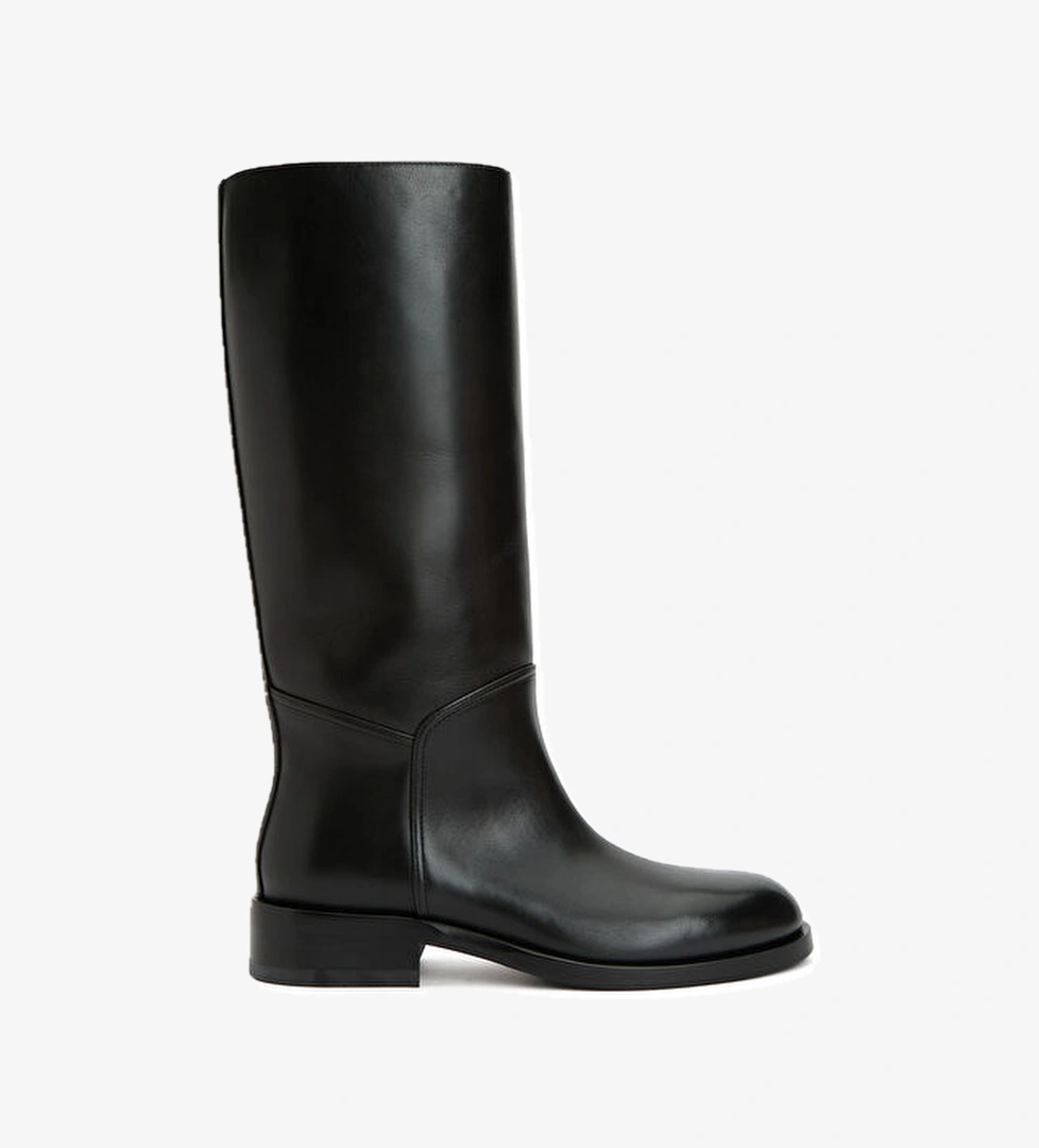 Henderson Siyah Kadın Deri Çizme model görseli