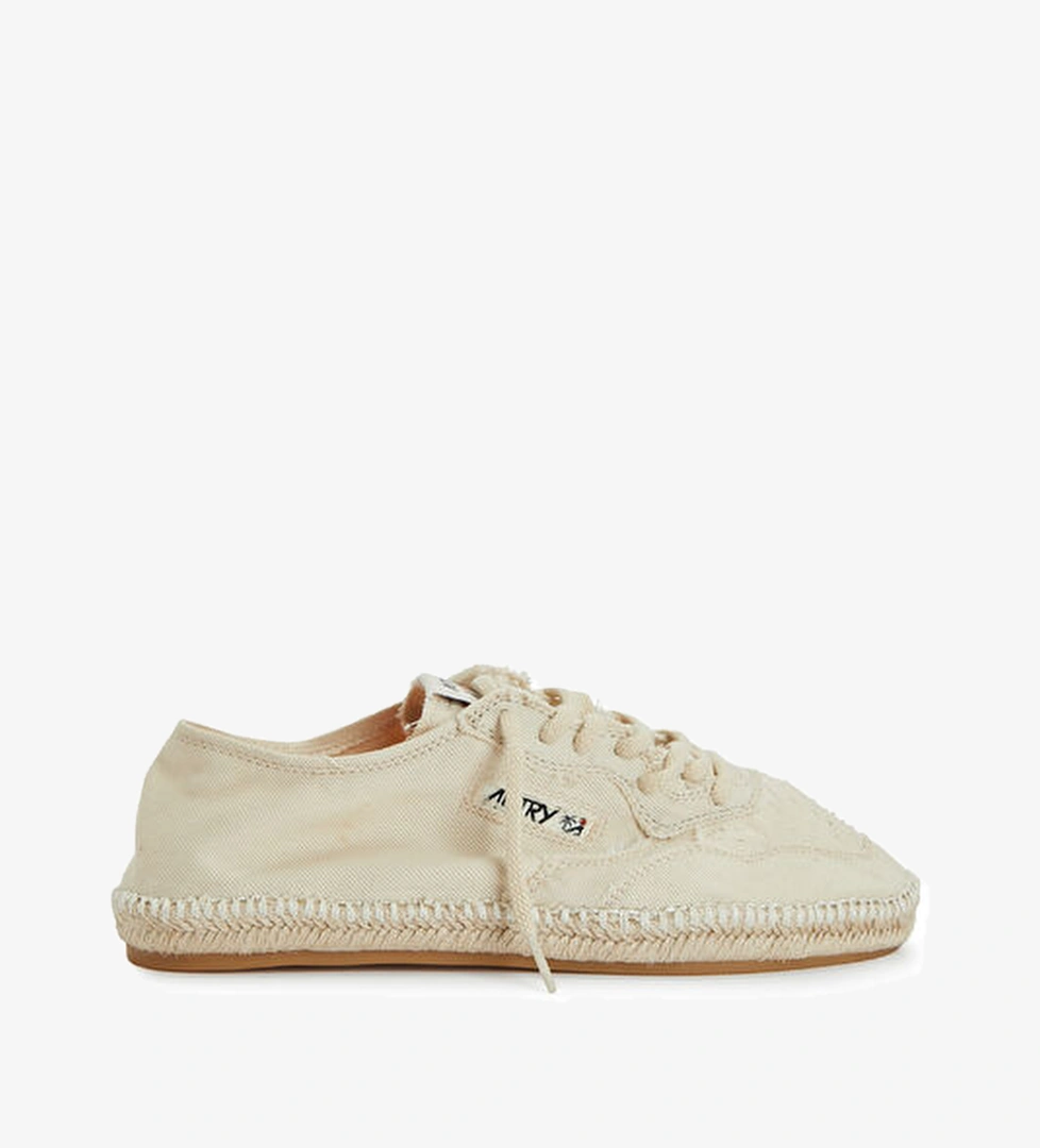 Sandy Beyaz Kadın Kanvas Espadril - Görsel 1