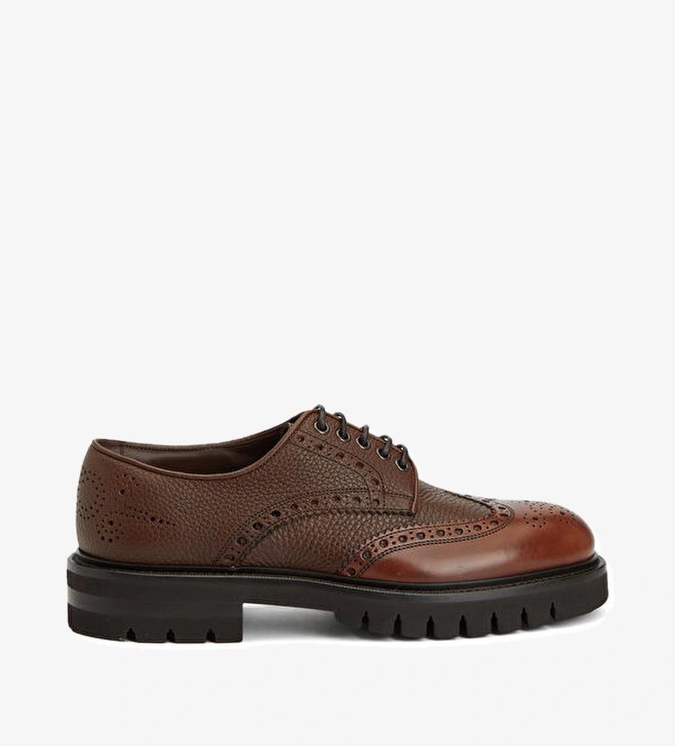 Ferragamo Kahverengi Erkek Deri Ayakkabı model görseli