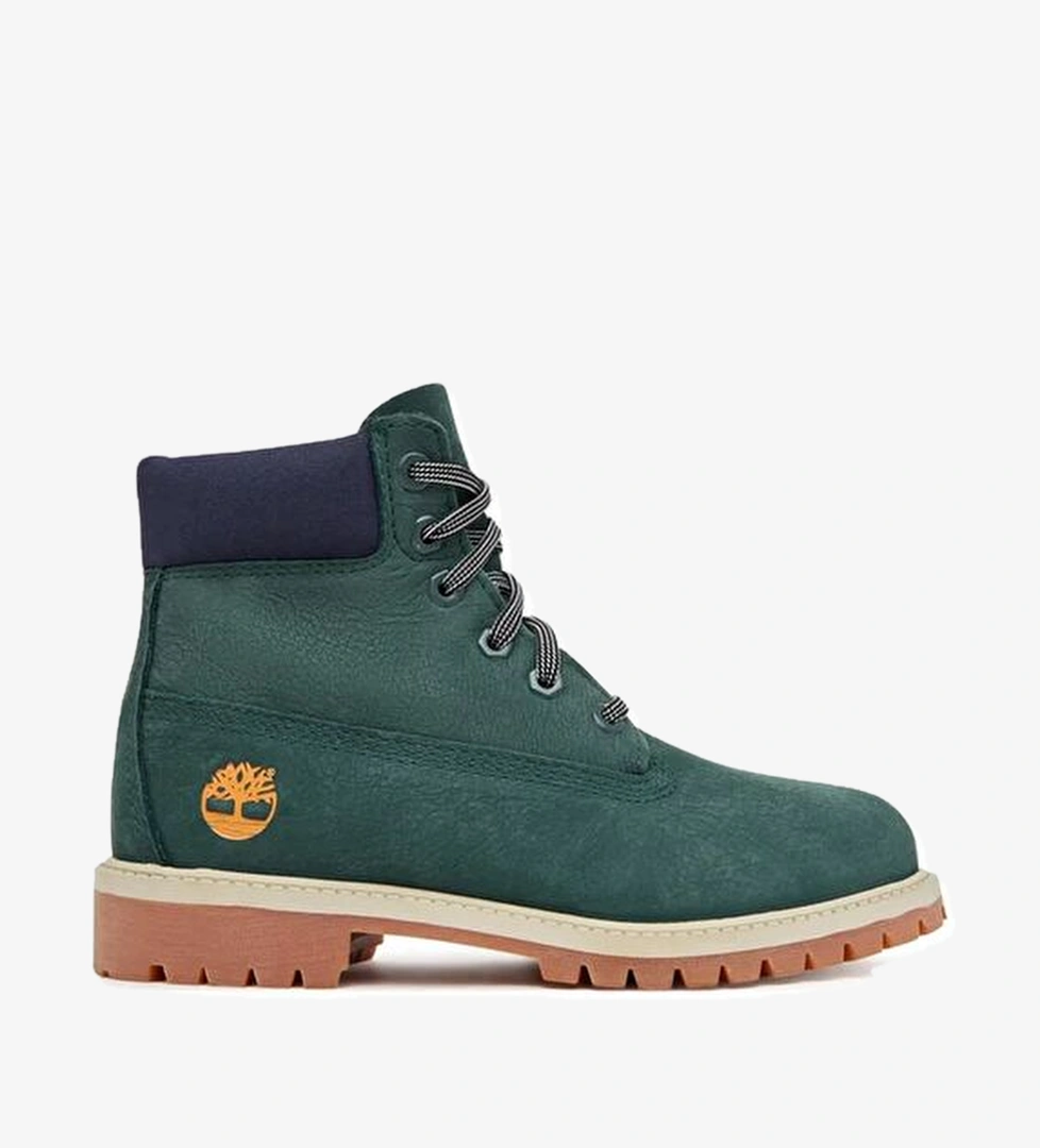Timberland Premium 6 Inch Yeşil Deri Bot model görseli