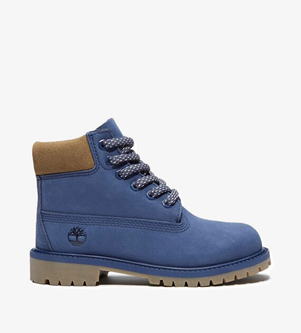 Timberland Premium 6 Inch Mavi Çocuk Deri Bot model görseli