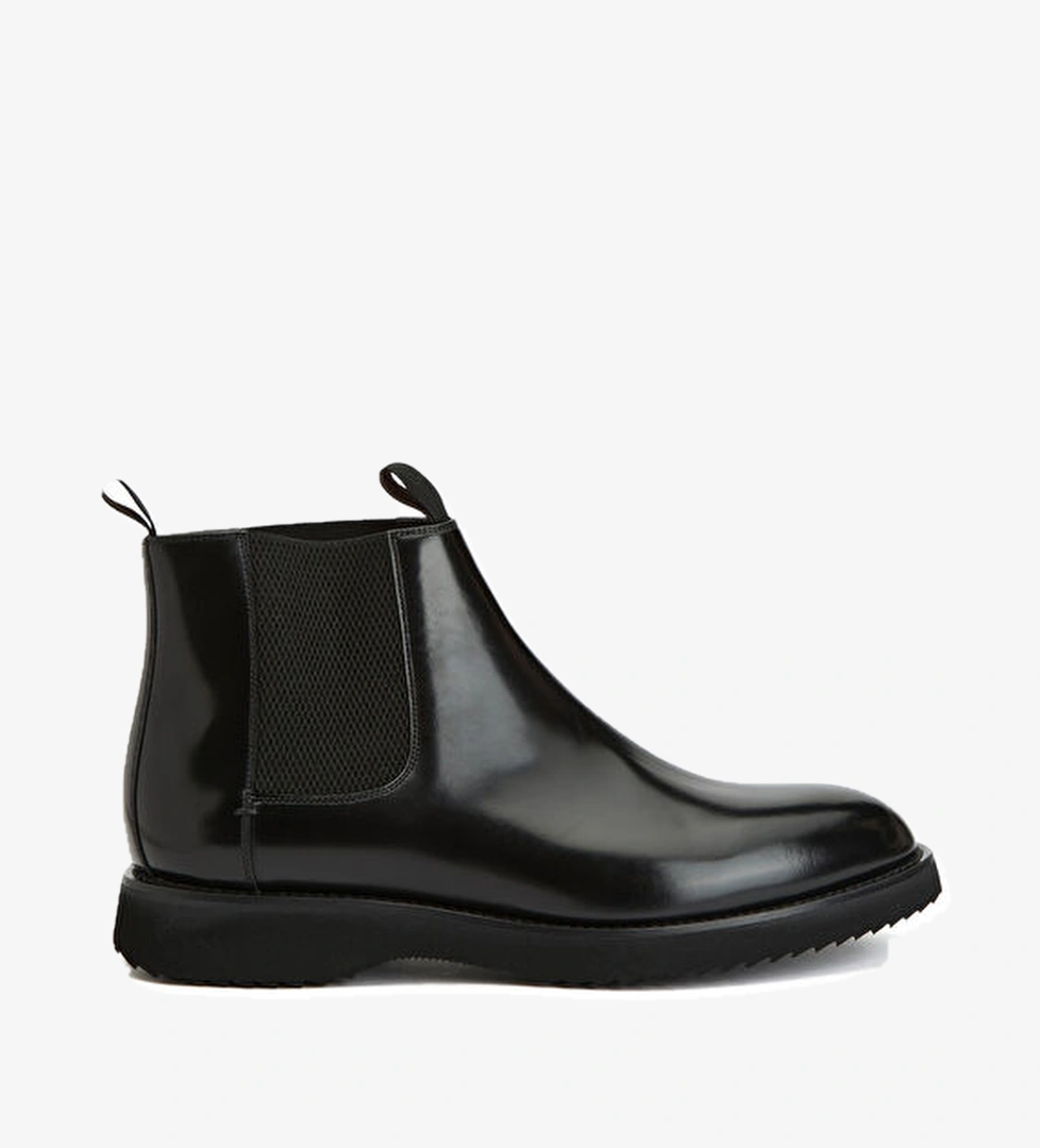 Barrett Siyah Erkek Deri Bot model görseli