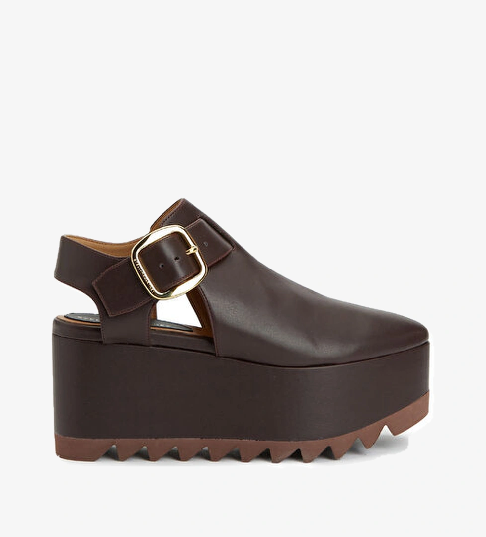 Stella Mccartney Elyse Koyu Kahverengi Kadın Sandalet model görseli