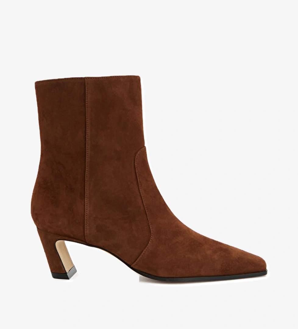 Stuart Weitzman Stassi Kahverengi Kadın Süet Bot model görseli