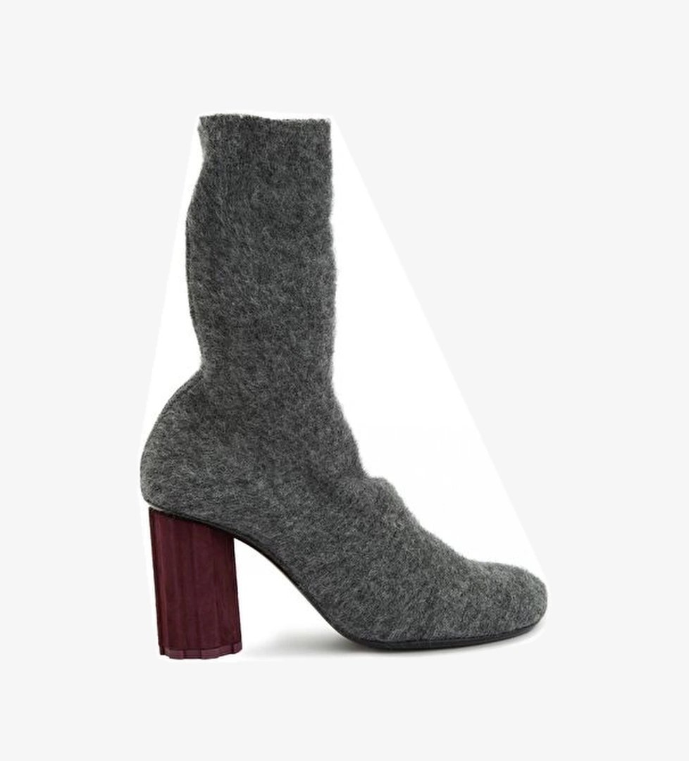 Ami Paris Antrasit Kadın Yün Bot model görseli