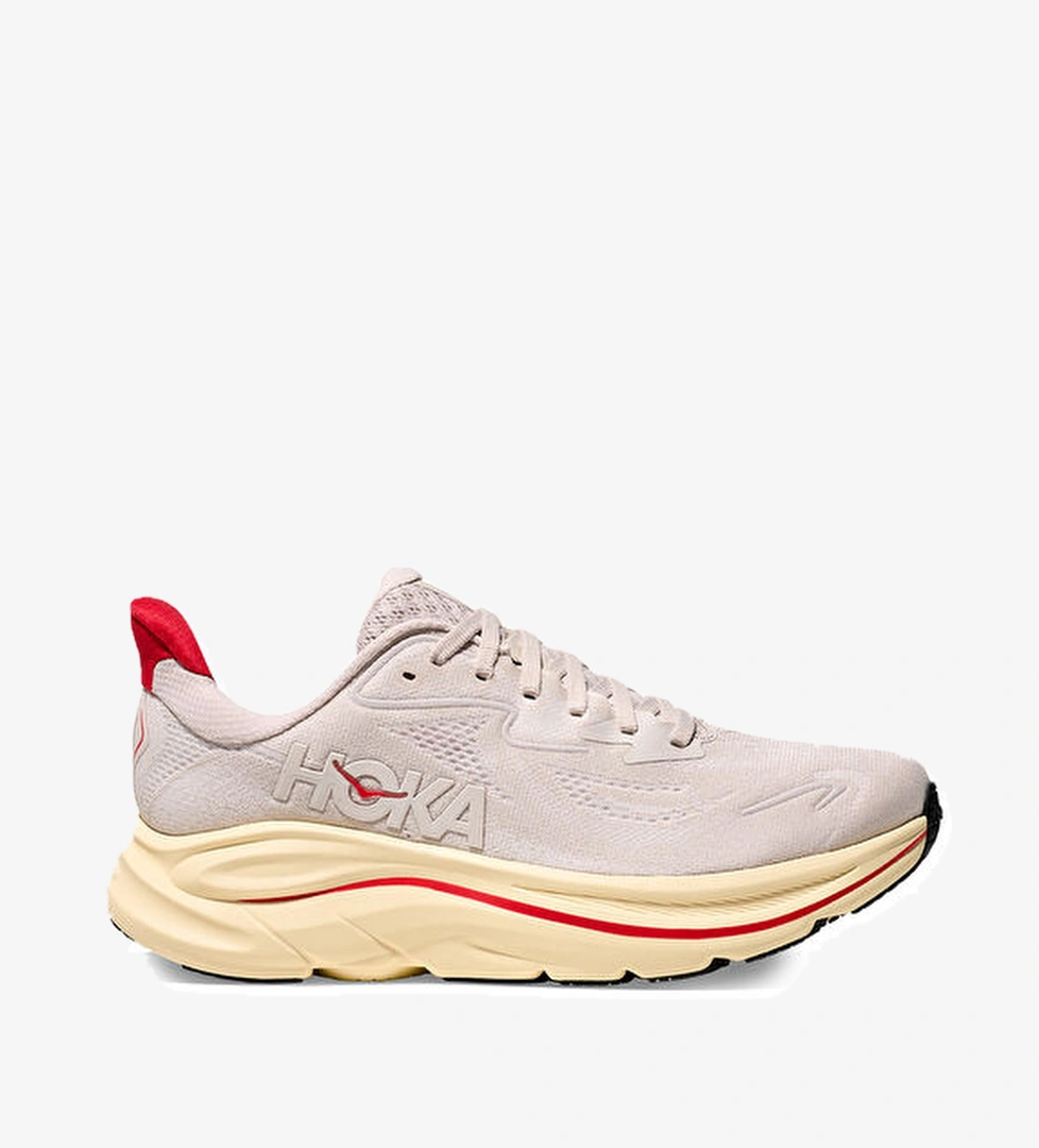 Hoka Clifton 10 Kırmızı Ekru Kadın Sneaker model görseli