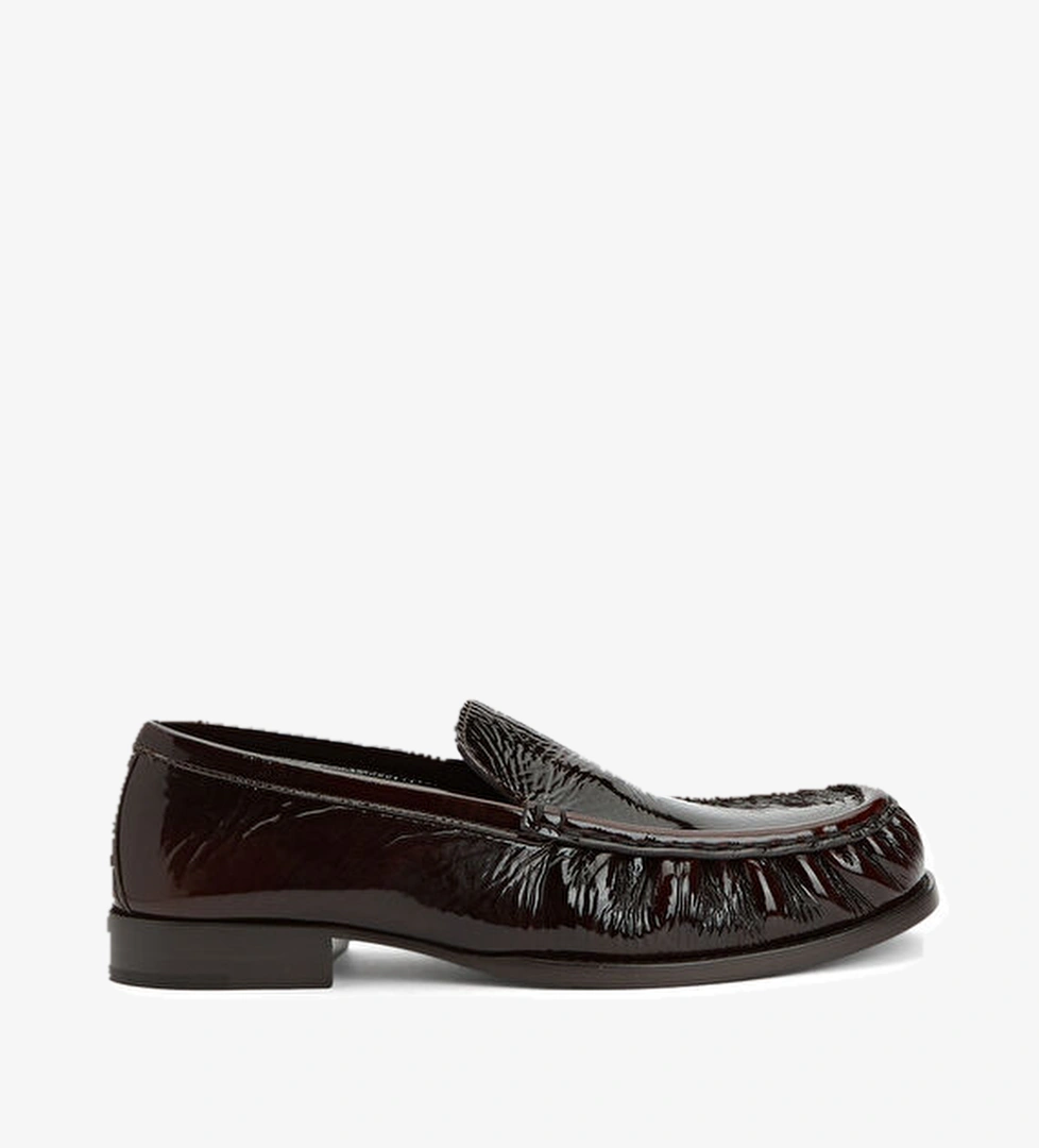 Dries Van Noten Koyu Kahverengi Erkek Loafer model görseli