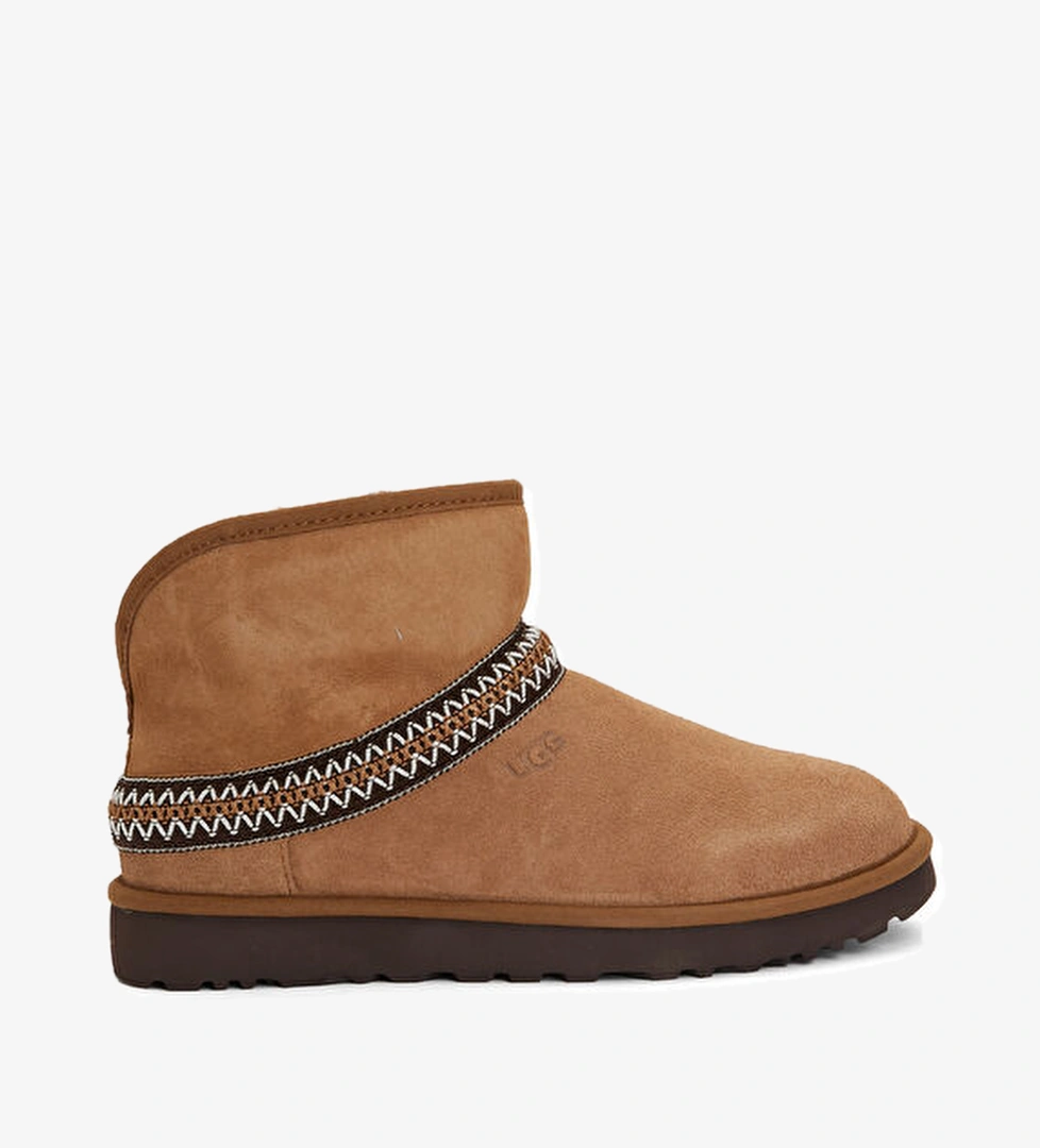 Ugg Classic Mini Crescent Taba Kadın Deri Bot model görseli