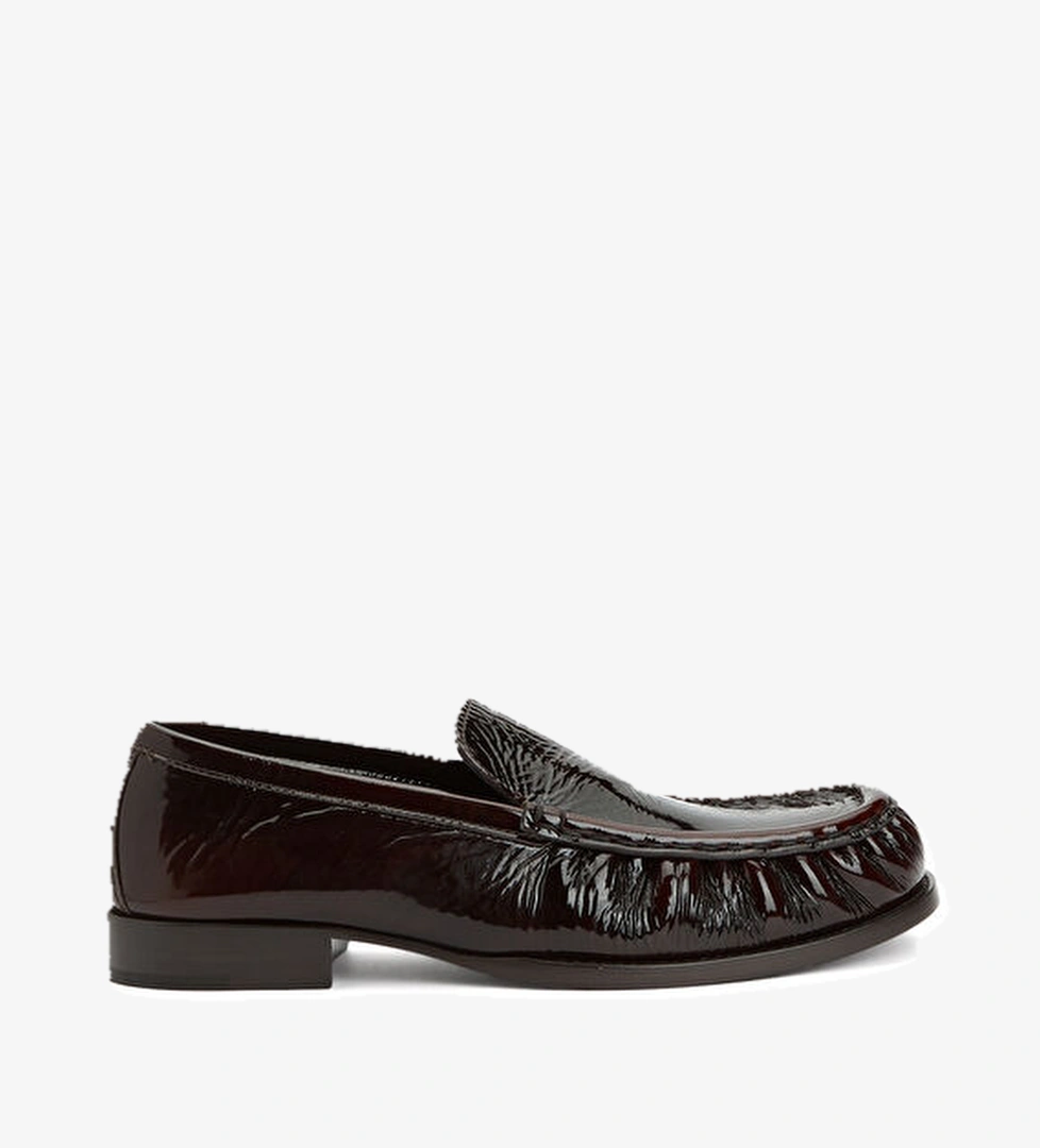 Dries Van Noten Koyu Kahverengi Kadın Loafer model görseli