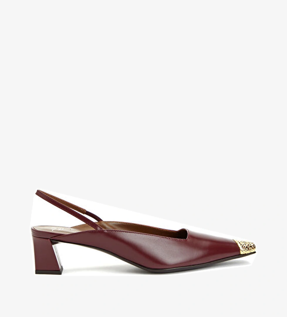 Giuseppe Zanotti Bordo Kadın Deri Topuklu Ayakkabı model görseli