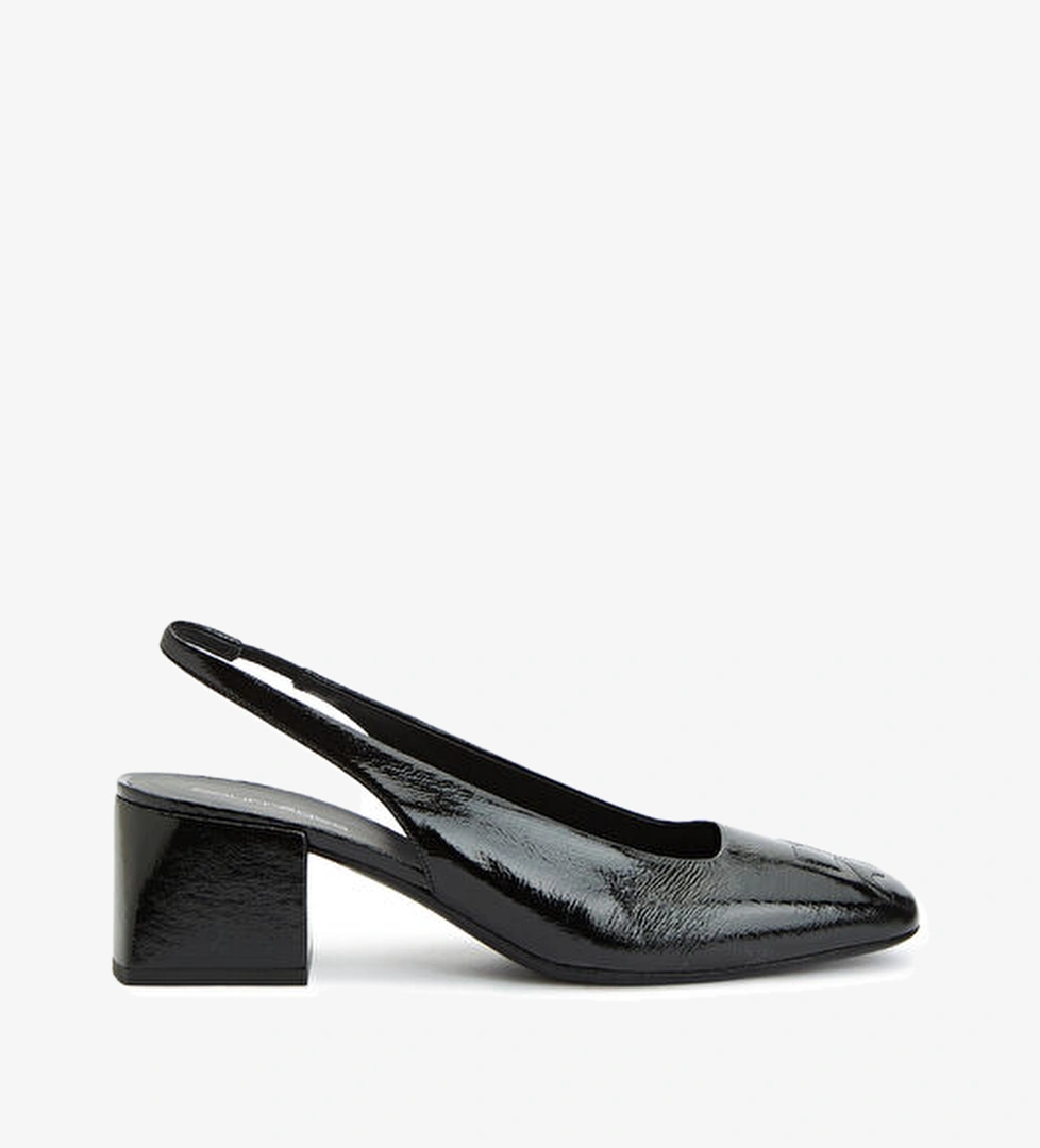 Courreges Heritage Siyah Topuklu Ayakkabı model görseli