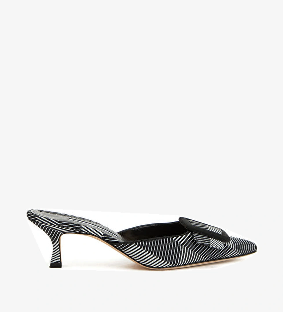 Manola Blahnik Topuklu Terlik - Görsel 1