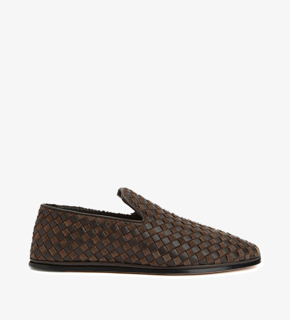 Bottega Veneta Kahverengi Erkek Deri Loafer model görseli