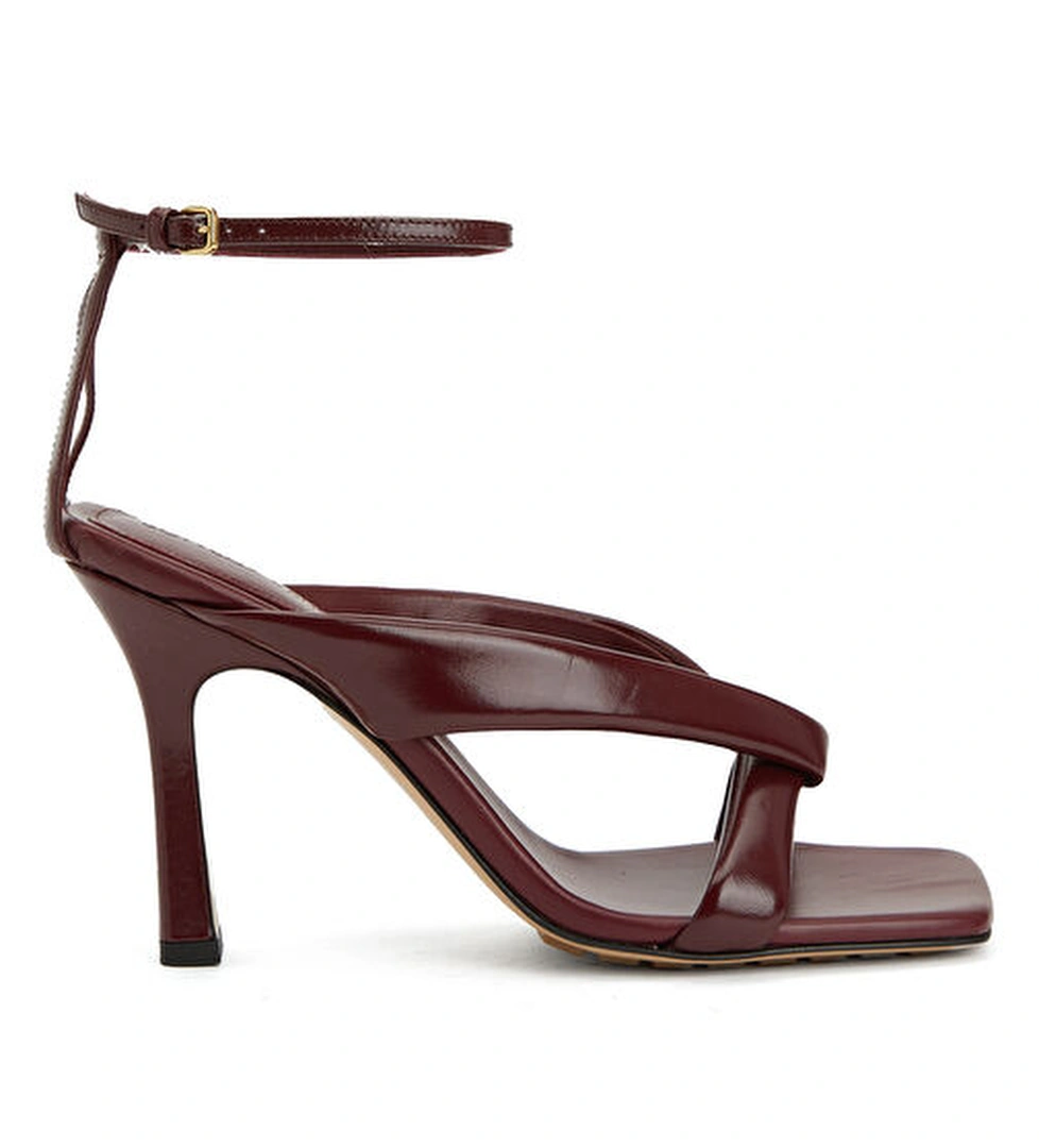 Riva Bordo Kadın Deri Sandalet - Görsel 1