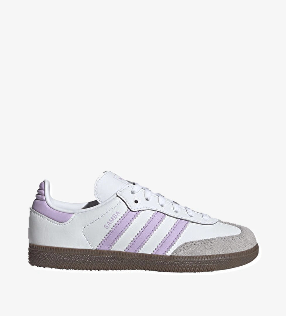 Adidas Samba OG Beyaz Unisex Çocuk Deri Sneaker model görseli