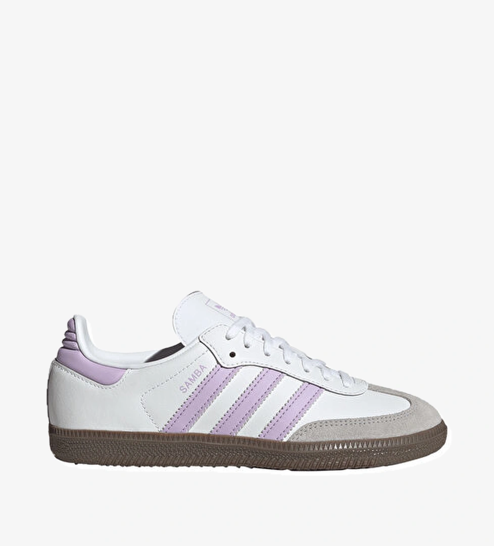 Adidas Samba OG Beyaz Unisex Çocuk Deri Sneaker model görseli