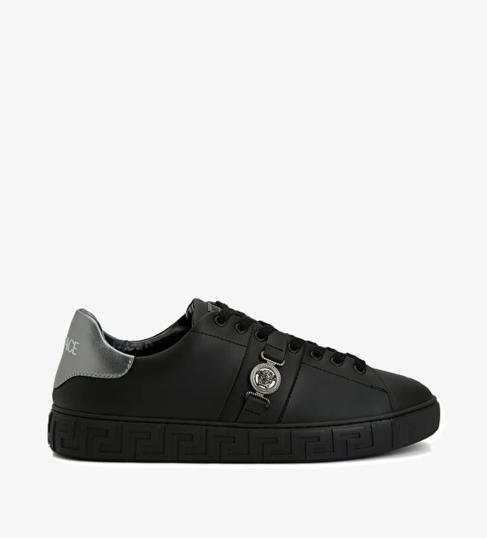 Versace Greca Siyah Logo Tokalı Erkek Sneaker model görseli