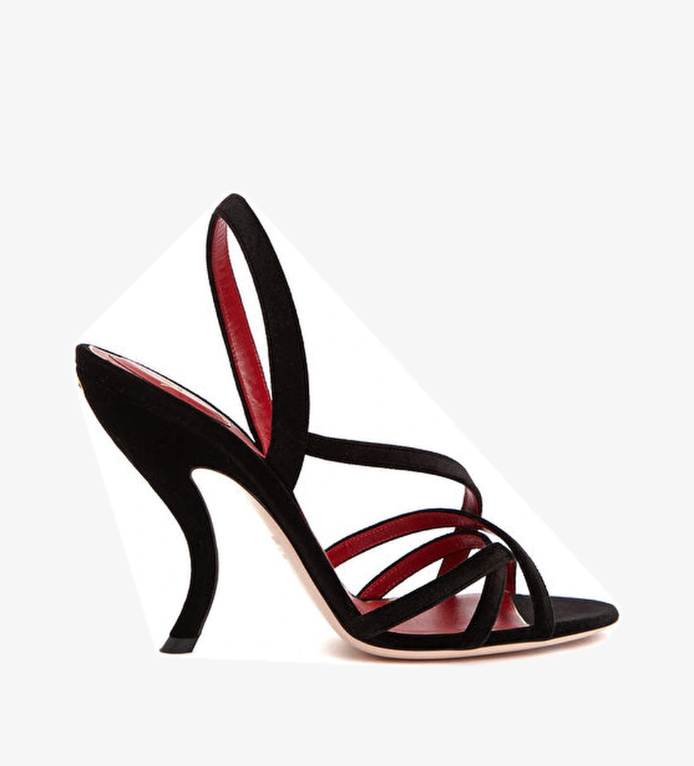 Valentino Garavani Siyah Kadın Sandalet model görseli