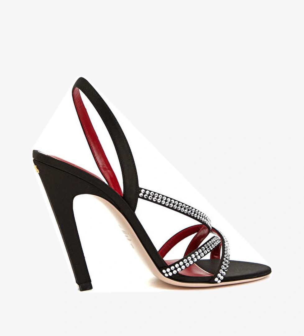 Siyah Silver Kadın Sandalet - Görsel 1