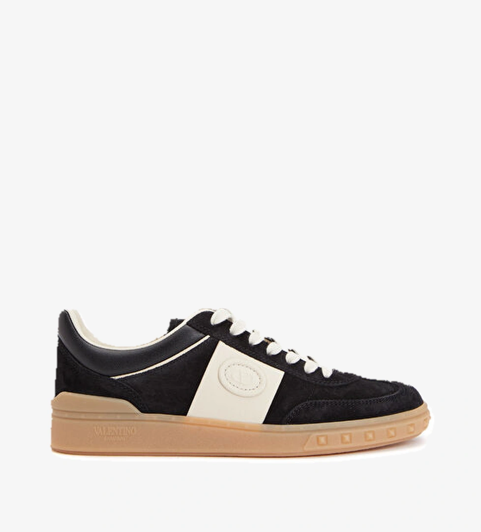 Valentino Garavani Siyah Krem Kadın Deri Sneaker model görseli