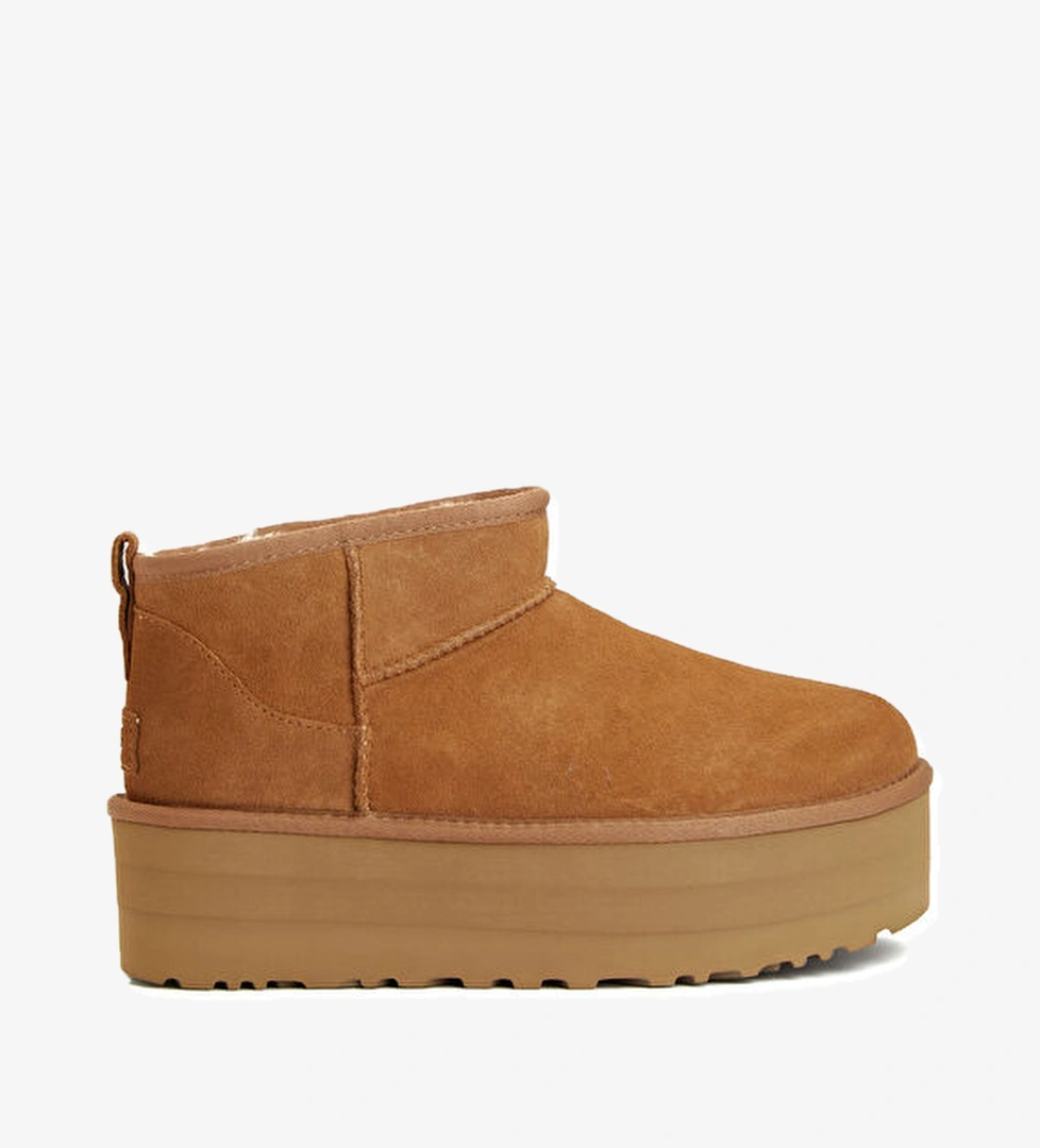 Ugg Classic Ultra Mini Platform Taba Kadın SÜET Bot model görseli