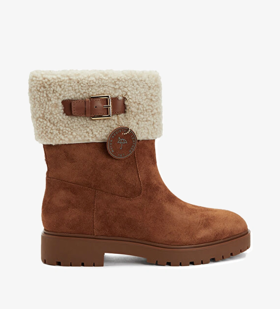 Lauren Ralph Lauren Taba Kadın Deri Bot model görseli