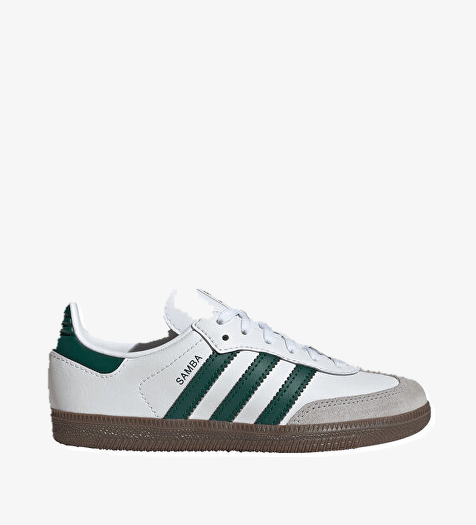 Adidas Samba OG Beyaz Unisex Çocuk Deri Sneaker model görseli