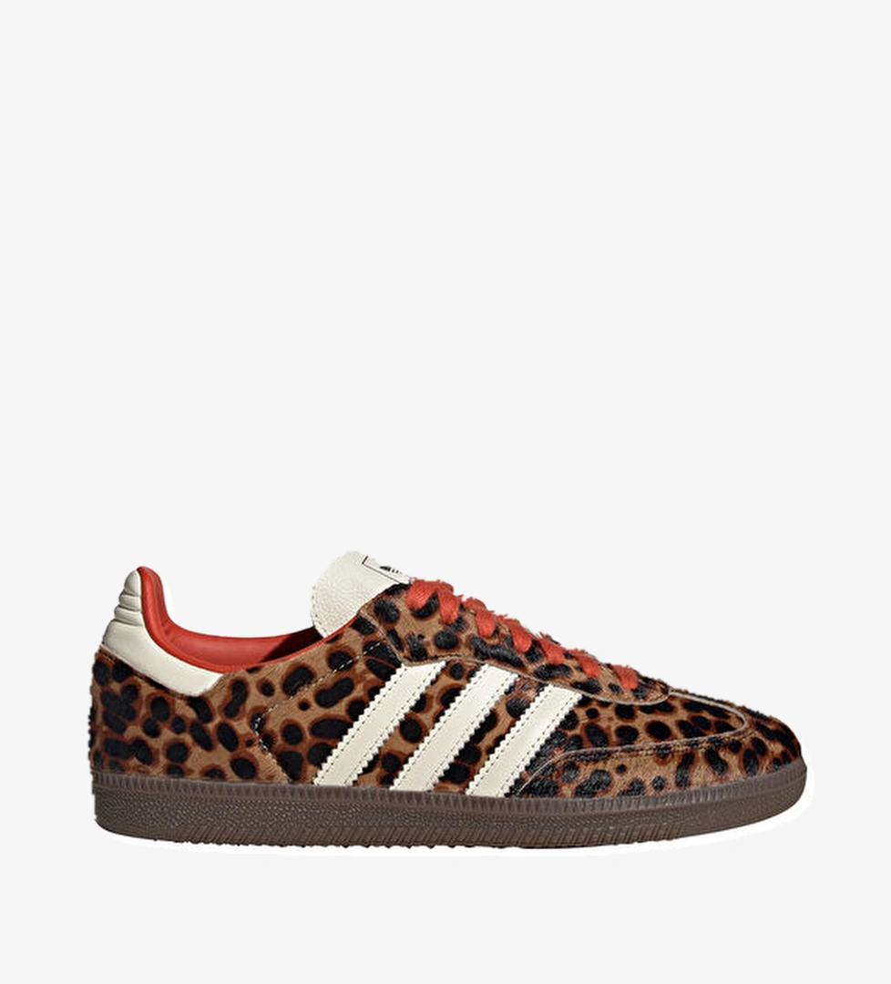 Adidas Samba OG Leopar Erkek Deri Sneaker model görseli