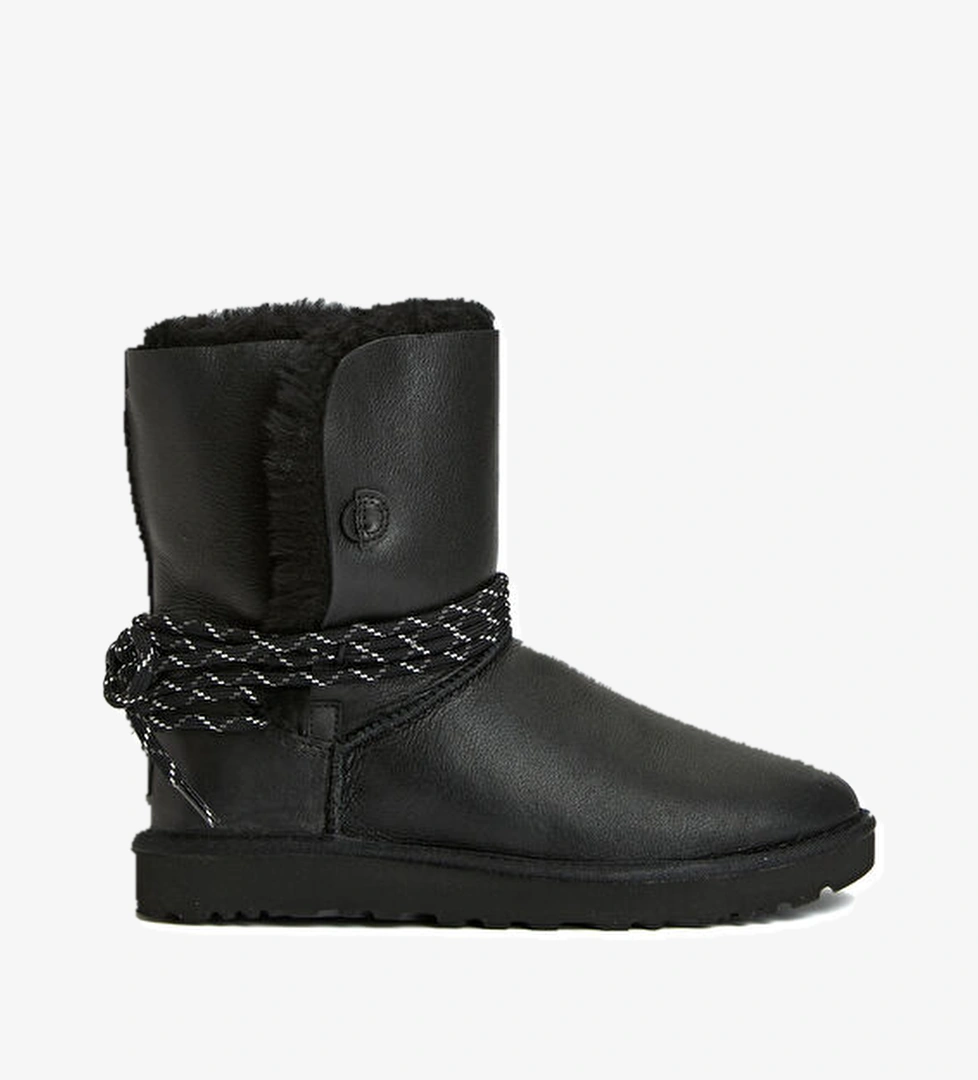 Ugg Classic Bailey Tie Siyah Kadın Deri Bot model görseli
