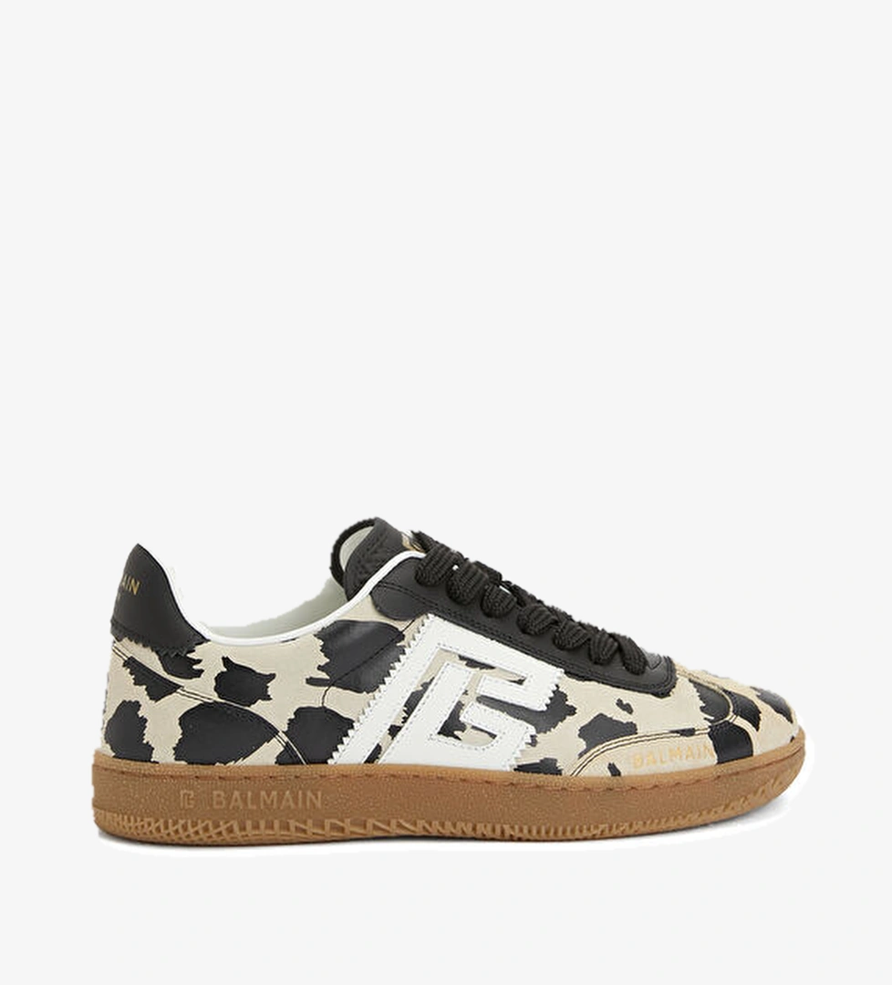 Balmain Leopar Kadın Deri Sneaker model görseli