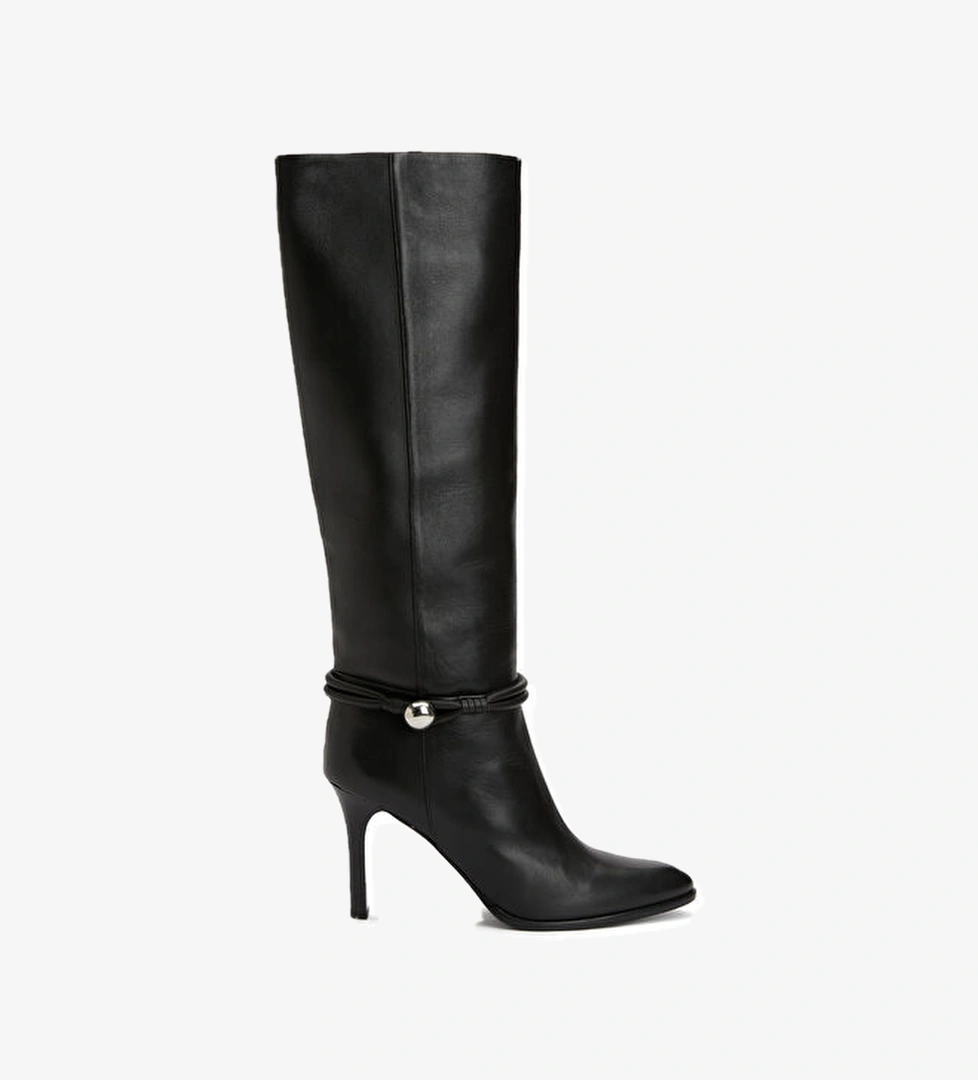 Isabel Marant Siyah Kadın Deri Çizme model görseli