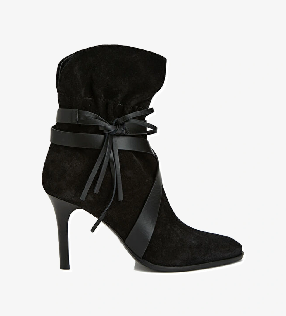 Isabel Marant Atiny Siyah Kadın Süet Bot model görseli