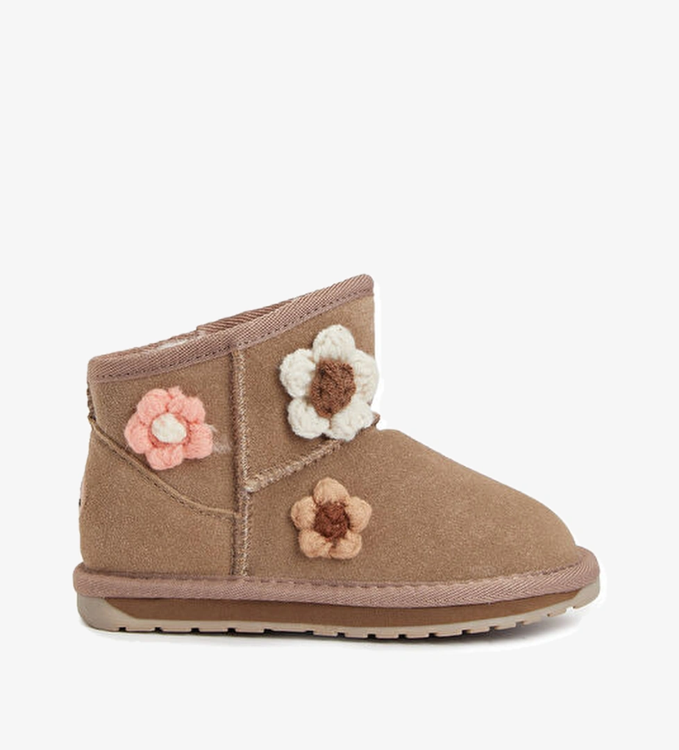 Emu Daisy Bej Çocuk Deri Bot model görseli