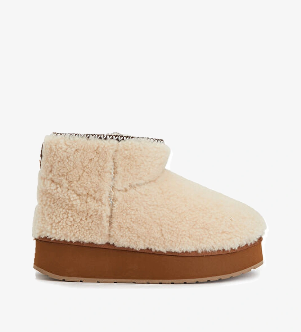 Emu Stinger Micro Flatform Teddy Kadın Deri Bot model görseli