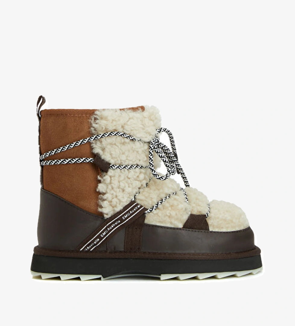 Emu Blurred Teddy Taba Kadın Deri Bot model görseli