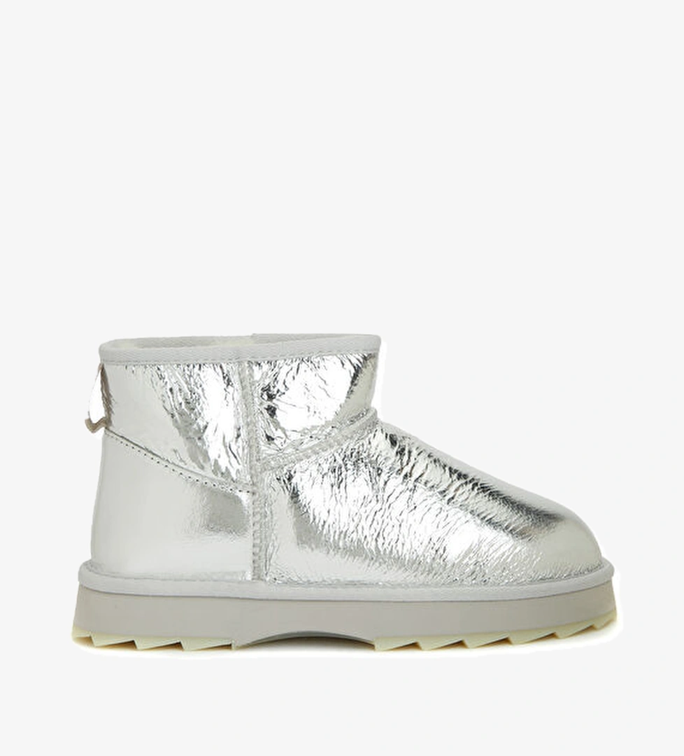 Sharky Micro Town Silver Kadın Deri Bot - Görsel 1