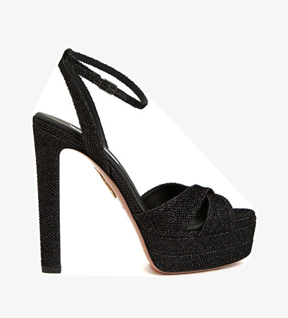 Aquazzura Divine Siyah Kadın Sandalet model görseli